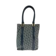 Pre-owned Canvas totes Dior Vintage , Blue , Dames