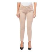 Slim Fit Beige Jeans Fracomina , Beige , Dames