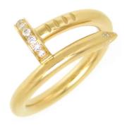 Pre-owned Metal rings Cartier Vintage , Yellow , Dames