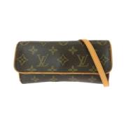 Pre-owned Canvas louis-vuitton-bags Louis Vuitton Vintage , Brown , Da...