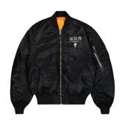 Berlin Candy Nero Bomber Jas Alpha Industries , Black , Heren