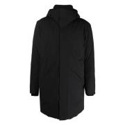 Zwarte Dons Parka Jas J.Lindeberg , Black , Heren