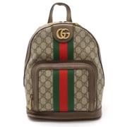 Pre-owned Canvas backpacks Gucci Vintage , Multicolor , Dames