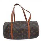 Pre-owned Fabric louis-vuitton-bags Louis Vuitton Vintage , Brown , Da...