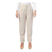 Hoge taille Beige Broek met Skinny Pijp Armani Exchange , Beige , Dame...