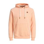 Hoodie Sweatshirt Hoge Kwaliteit Sportief Jack & Jones , Pink , Heren