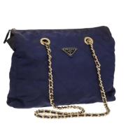 Pre-owned Nylon prada-bags Prada Vintage , Blue , Dames