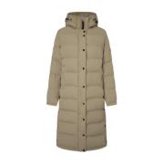 Gerecyclede Pufferjas met capuchon Pepe Jeans , Beige , Dames