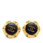 Pre-owned Fabric chanel-jewelry Chanel Vintage , Black , Dames