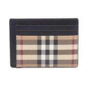 Pre-owned Canvas wallets Burberry Vintage , Beige , Dames