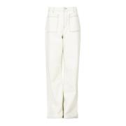 Elegante Moderne Broek Pinko , White , Dames