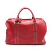 Pre-owned Leather louis-vuitton-bags Louis Vuitton Vintage , Red , Dam...