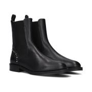 Zwarte Leren Chelsea Boots Stefano Lauran , Black , Dames