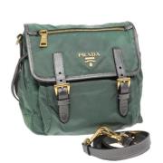 Pre-owned Nylon prada-bags Prada Vintage , Green , Dames