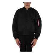 Dragon Bomber Jas Alpha Industries , Black , Heren