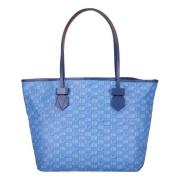 Canvas tote tas met logoprint Moreau Paris , Blue , Dames