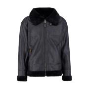 Zwarte B3 FL Jas Alpha Industries , Black , Heren