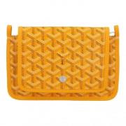 Pre-owned Canvas wallets Goyard Vintage , Yellow , Dames