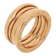 Pre-owned Metal rings Bvlgari Vintage , Yellow , Dames