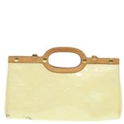 Pre-owned Leather handbags Louis Vuitton Vintage , Beige , Dames