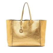 Pre-owned Leather handbags Bottega Veneta Vintage , Yellow , Dames