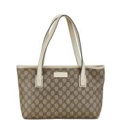 Pre-owned Canvas gucci-bags Gucci Vintage , Beige , Dames