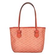 Canvas tas met logoprint Moreau Paris , Orange , Dames