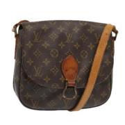 Pre-owned Canvas louis-vuitton-bags Louis Vuitton Vintage , Brown , Da...