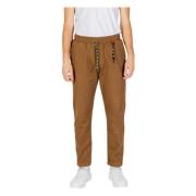 Bruine Vetersluiting Broek Herfst/Winter Gianni Lupo , Brown , Heren