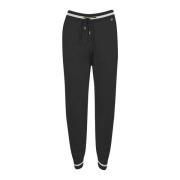 Gebreide joggers voor vrouwen YES ZEE , Black , Dames