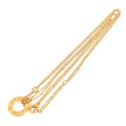 Pre-owned Metal necklaces Cartier Vintage , Yellow , Dames