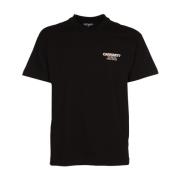 Zwarte Ducks T-shirt Katoen Jersey Carhartt Wip , Black , Heren