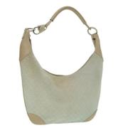 Pre-owned Suede gucci-bags Gucci Vintage , Beige , Dames