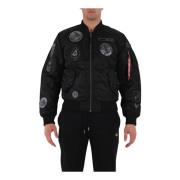 Patch Ma-1 Bomberjack Alpha Industries , Black , Heren