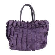 Pre-owned Canvas prada-bags Prada Vintage , Purple , Dames