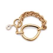 Gouden Kettingarmband met Kristalaccent JW Anderson , Yellow , Dames