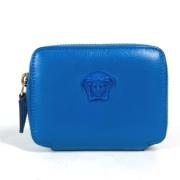 Pre-owned Fabric wallets Versace Pre-owned , Blue , Dames