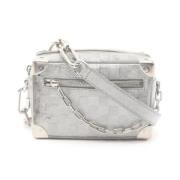 Pre-owned Leather louis-vuitton-bags Louis Vuitton Vintage , Gray , Da...