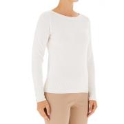 Ivoor Gestreepte Boothals Trui Pennyblack , Beige , Dames