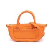 Pre-owned Leather louis-vuitton-bags Louis Vuitton Vintage , Orange , ...