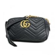 Pre-owned Leather gucci-bags Gucci Vintage , Black , Dames