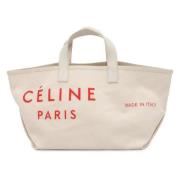 Pre-owned Leather celine-bags Celine Vintage , White , Dames