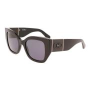 Zwart/Bruin Zonnebril Sf1045S Salvatore Ferragamo , Brown , Dames