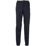 Blauwe Cargo Broek Katoen Synthetische Stof Paul & Shark , Blue , Here...