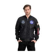 Bomberjacks Alpha Industries , Black , Heren