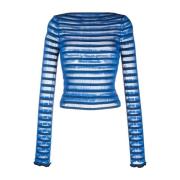 Gestreepte Casual Trui Multicolor Proenza Schouler , Blue , Dames