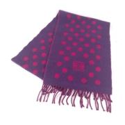 Pre-owned Wool scarves Loewe Pre-owned , Pink , Dames