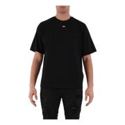 Katoenen T-shirt met ronde hals Diesel , Black , Heren