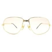 Pre-owned Glass sunglasses Cartier Vintage , Yellow , Dames