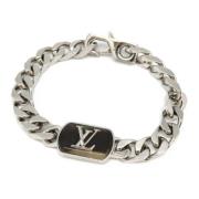 Pre-owned Metal bracelets Louis Vuitton Vintage , Gray , Dames